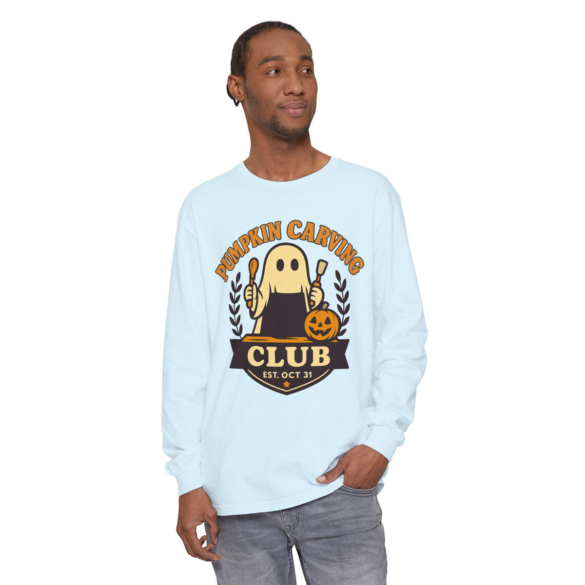 Pumpkin Carving Club Long Sleeve T-Shirt