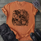 Familiar Collage Stack T-Shirt