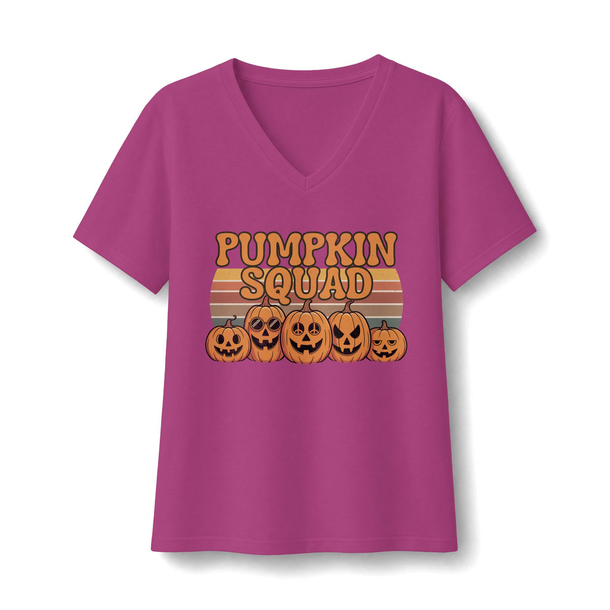 Pumpkin Squad V-Neck T-Shirt