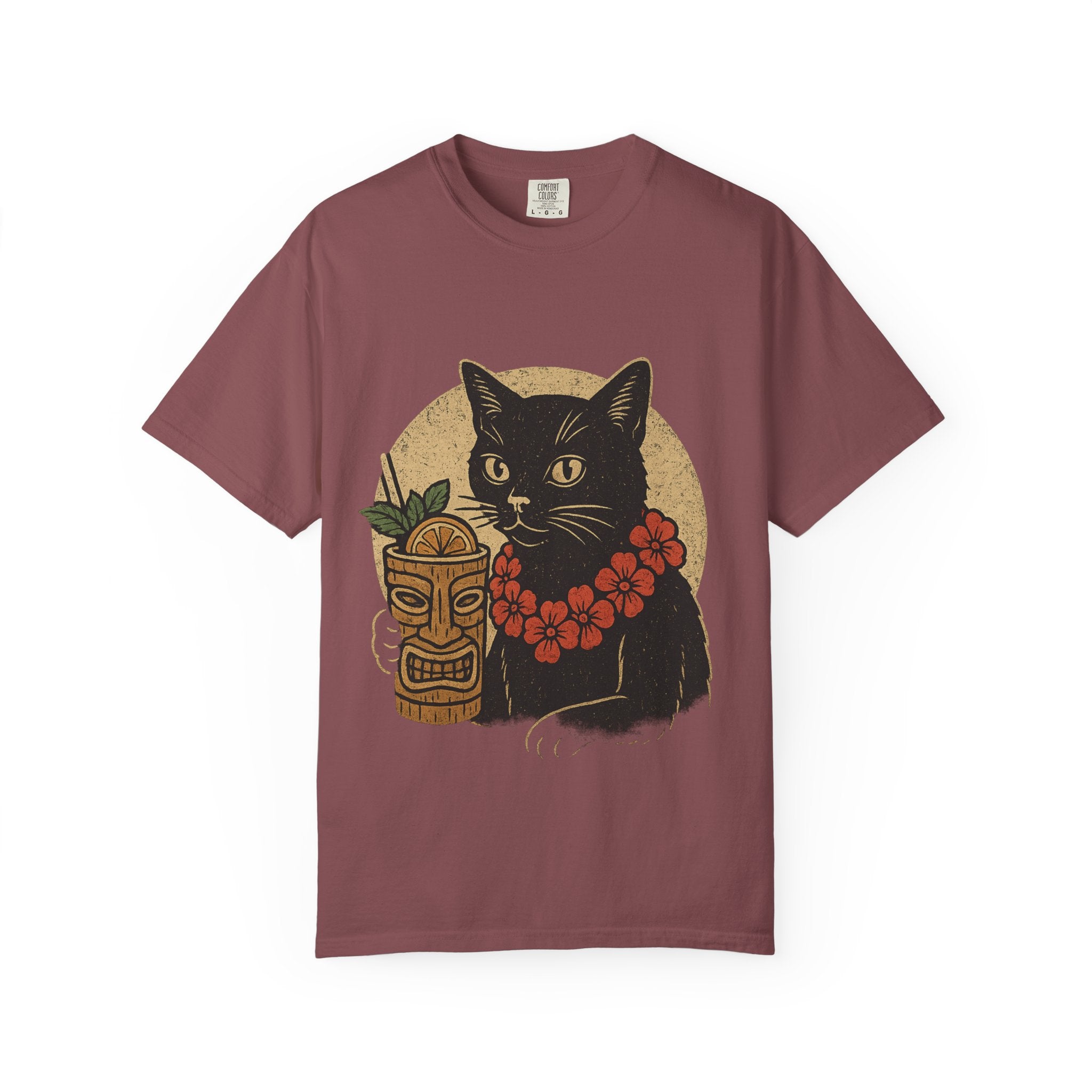 Tiki Bar Black Cat T-Shirt