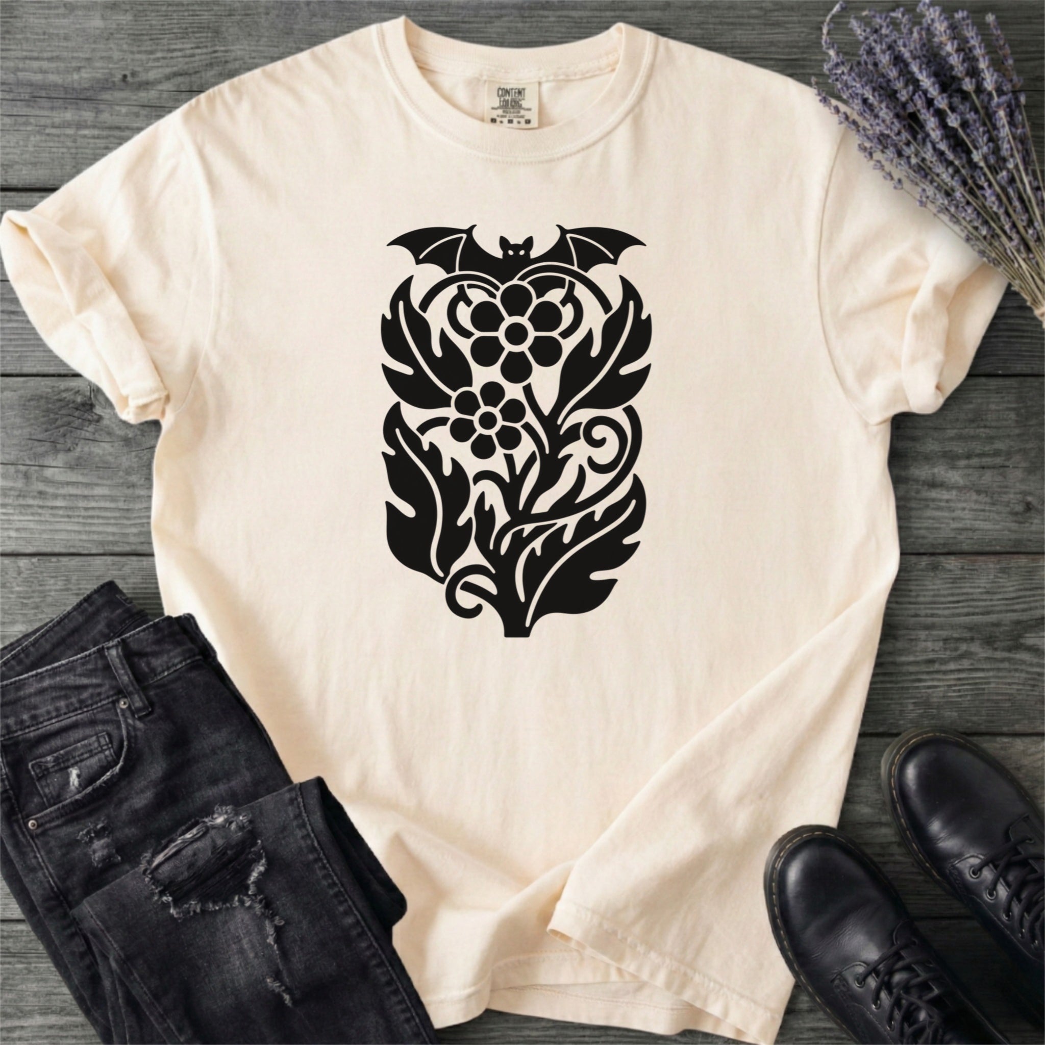 Bat Night Garden T-Shirt