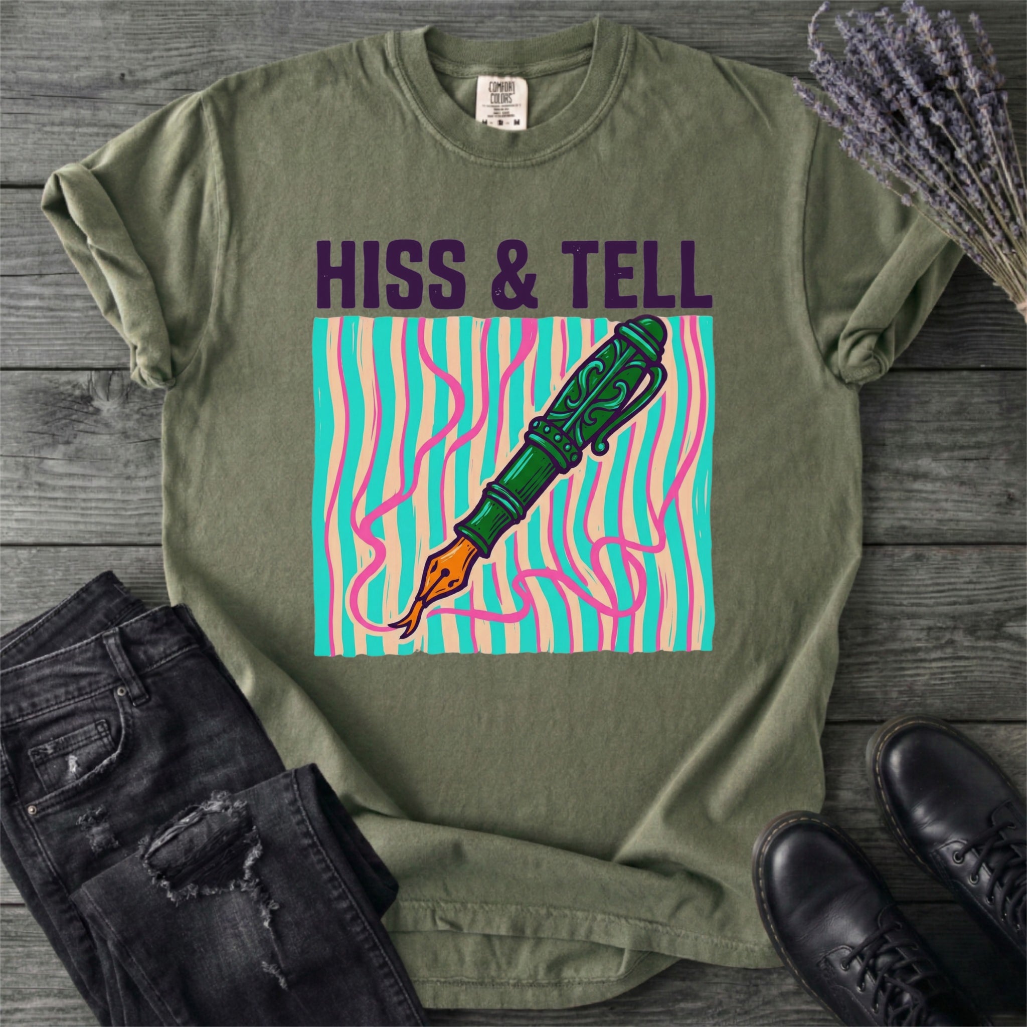 Hiss & Tell Snake Pen T-Shirt