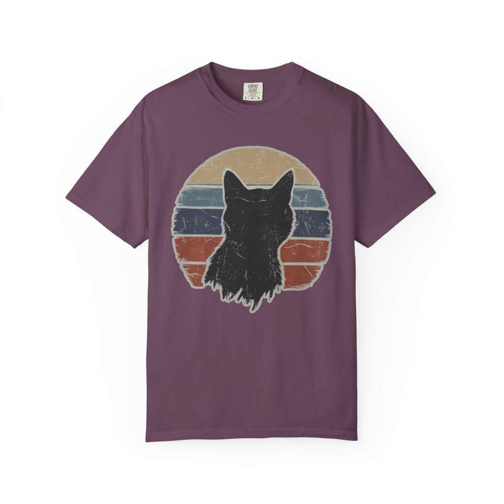 Black Cat Sunset T-Shirt