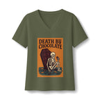 Death By Chocolate V-Neck T-Shirt
