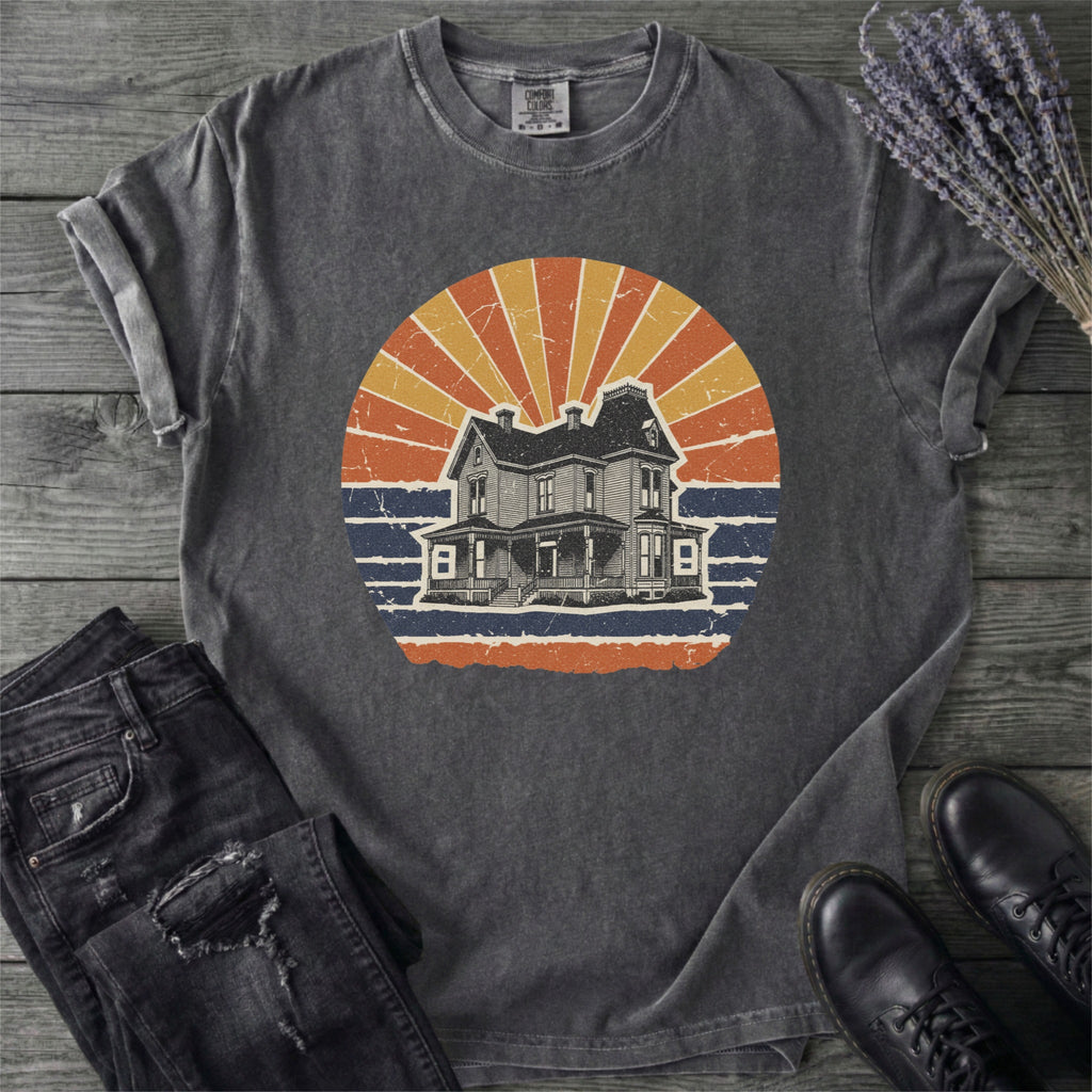 Grunge Haunted House T-Shirt