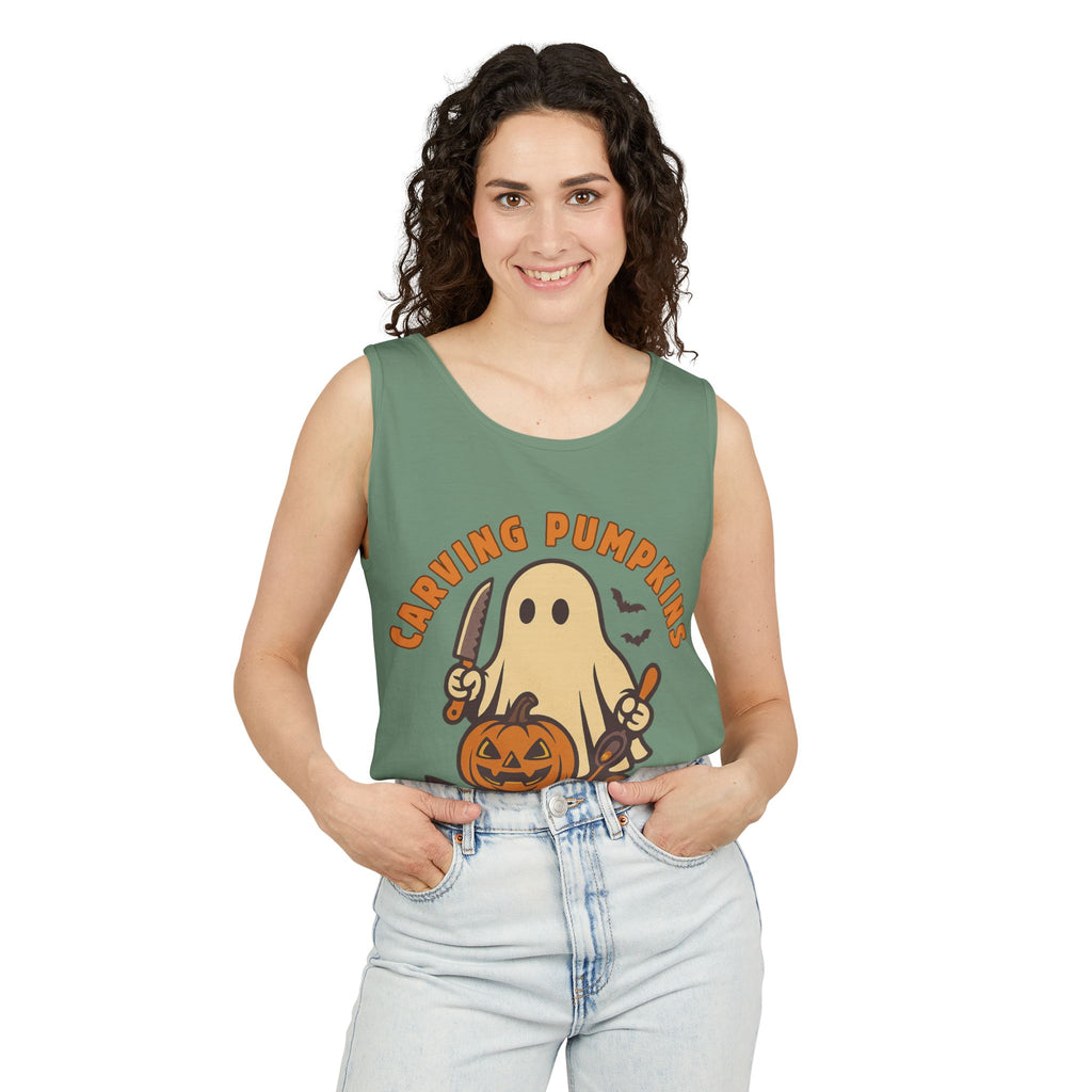 Carving Pumpkins Chaotic Tank Top