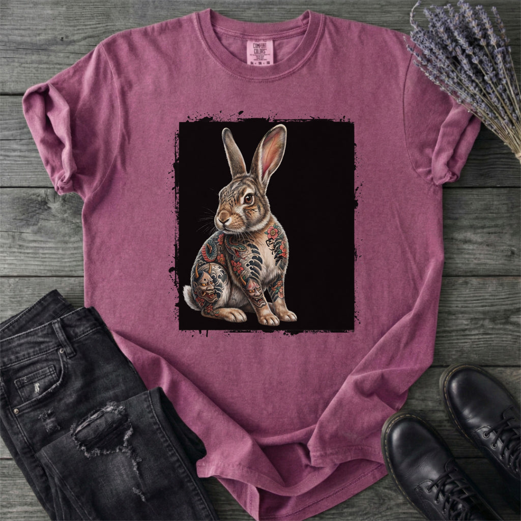 Grunge Tattoo Rabbit T-Shirt
