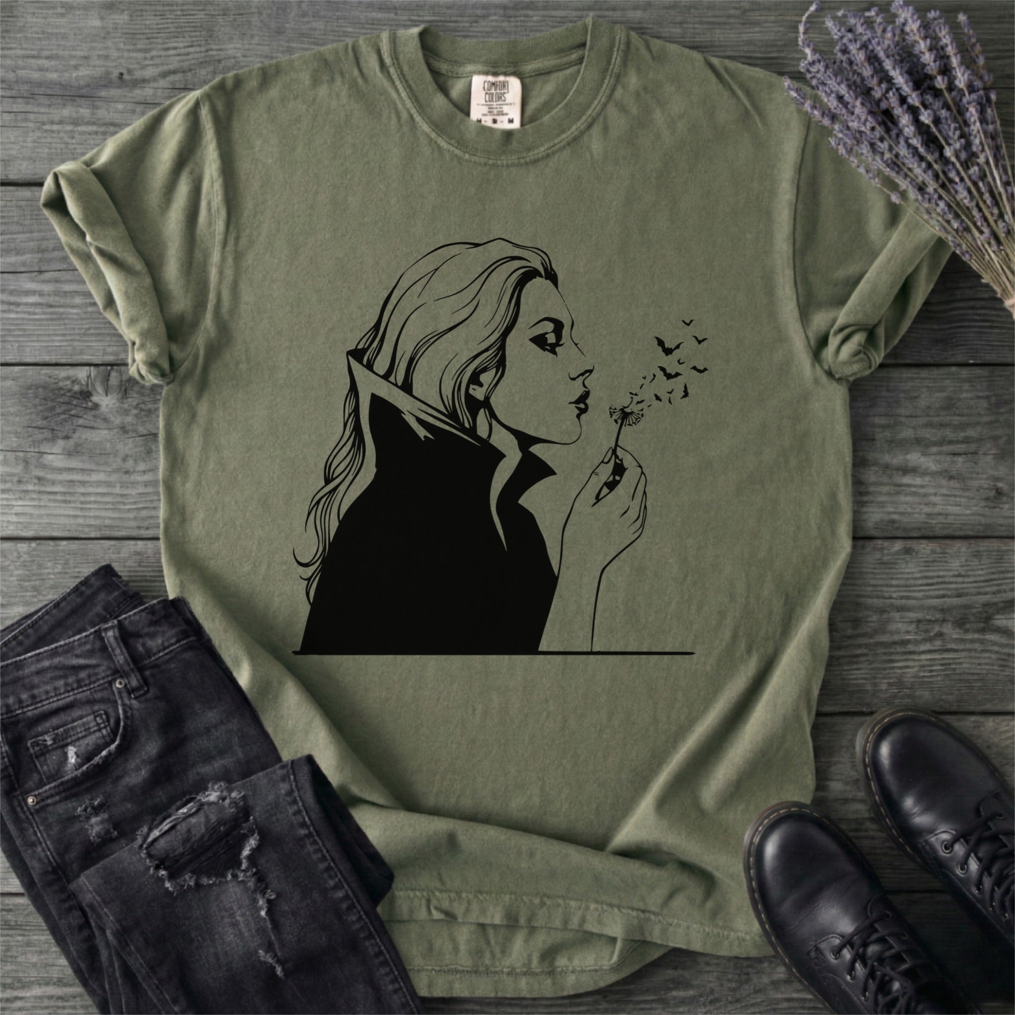 Dandelion Bats Silhouette T-Shirt