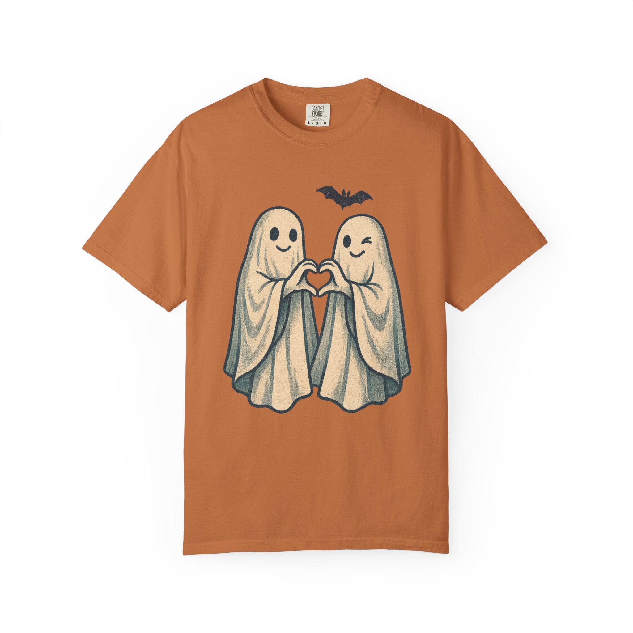 Two Ghosts Heart Hands T-Shirt
