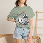 Raccoon And Pumpkin T-Shirt
