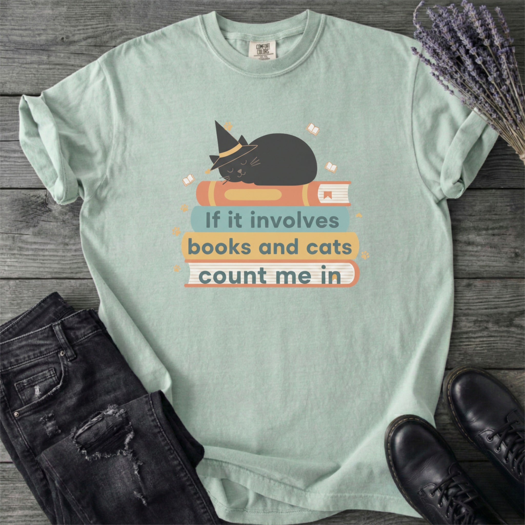 Books And Cats T-Shirt