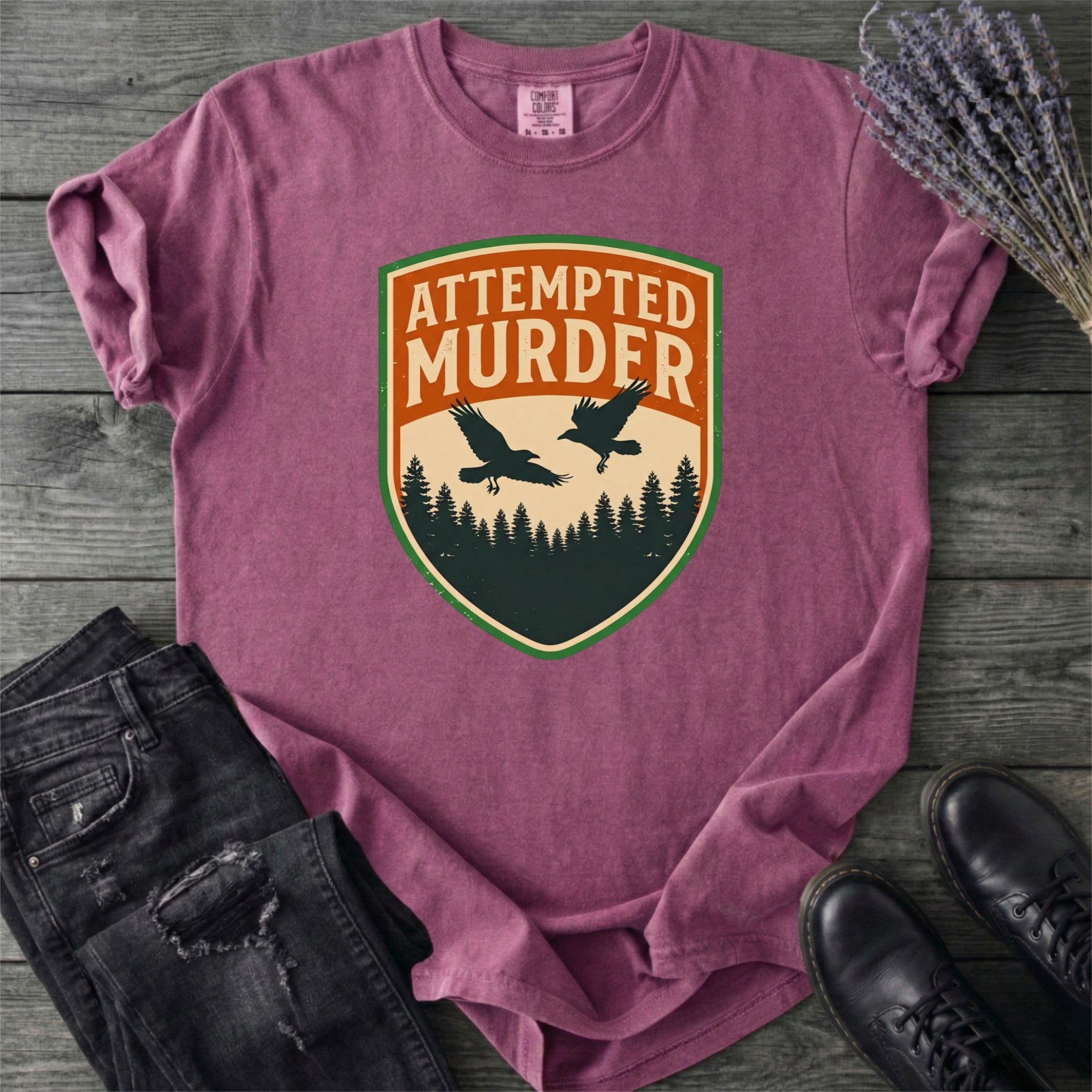 Attempted Murder Crows T-Shirt
