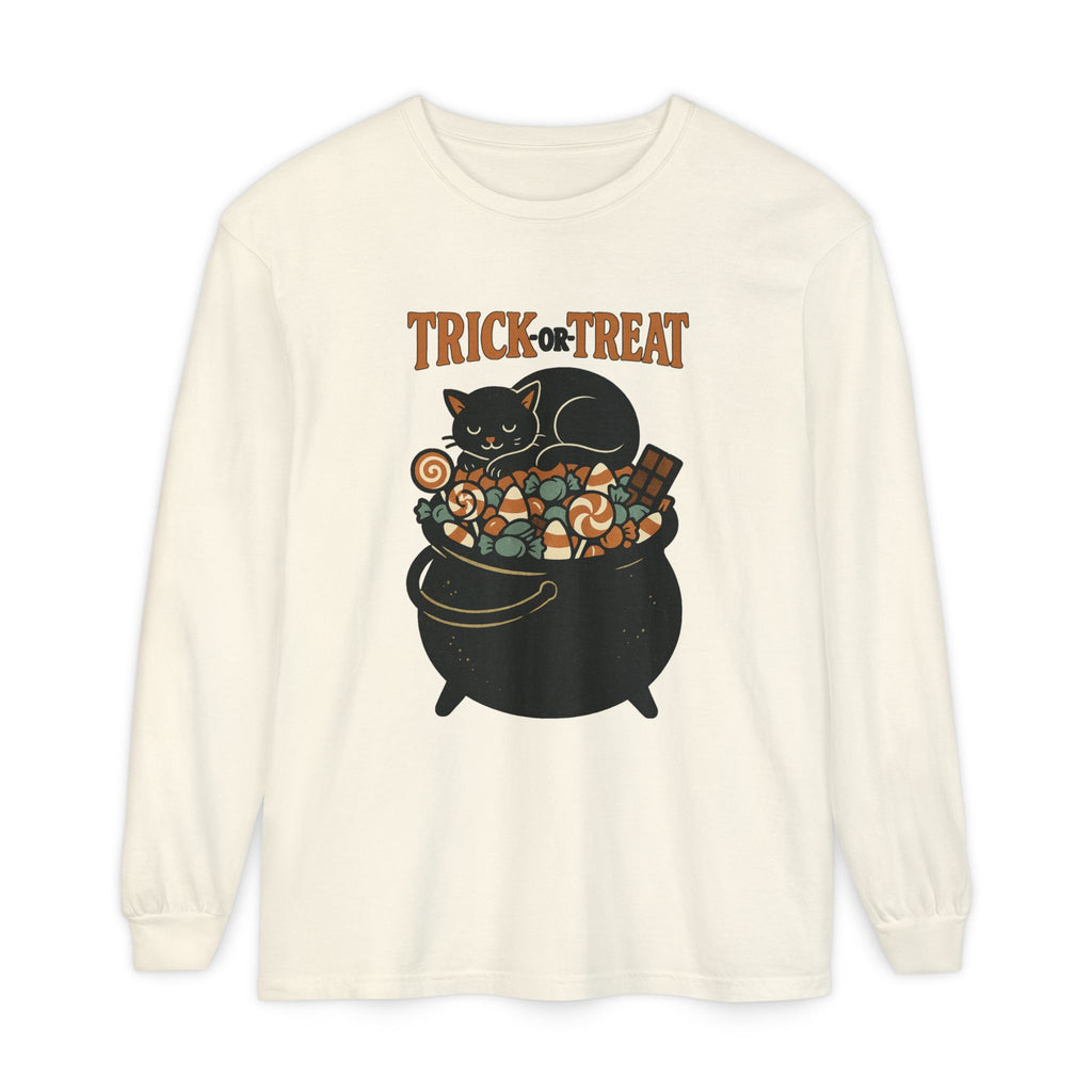 Trick Or Treat Candy Cauldron Long Sleeve T-Shirt