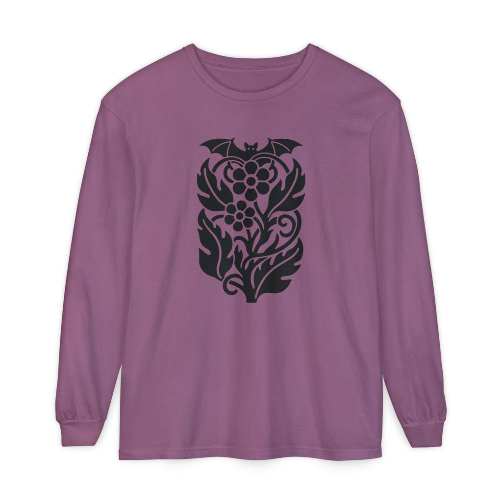 bat night garden Long Sleeve T-Shirt