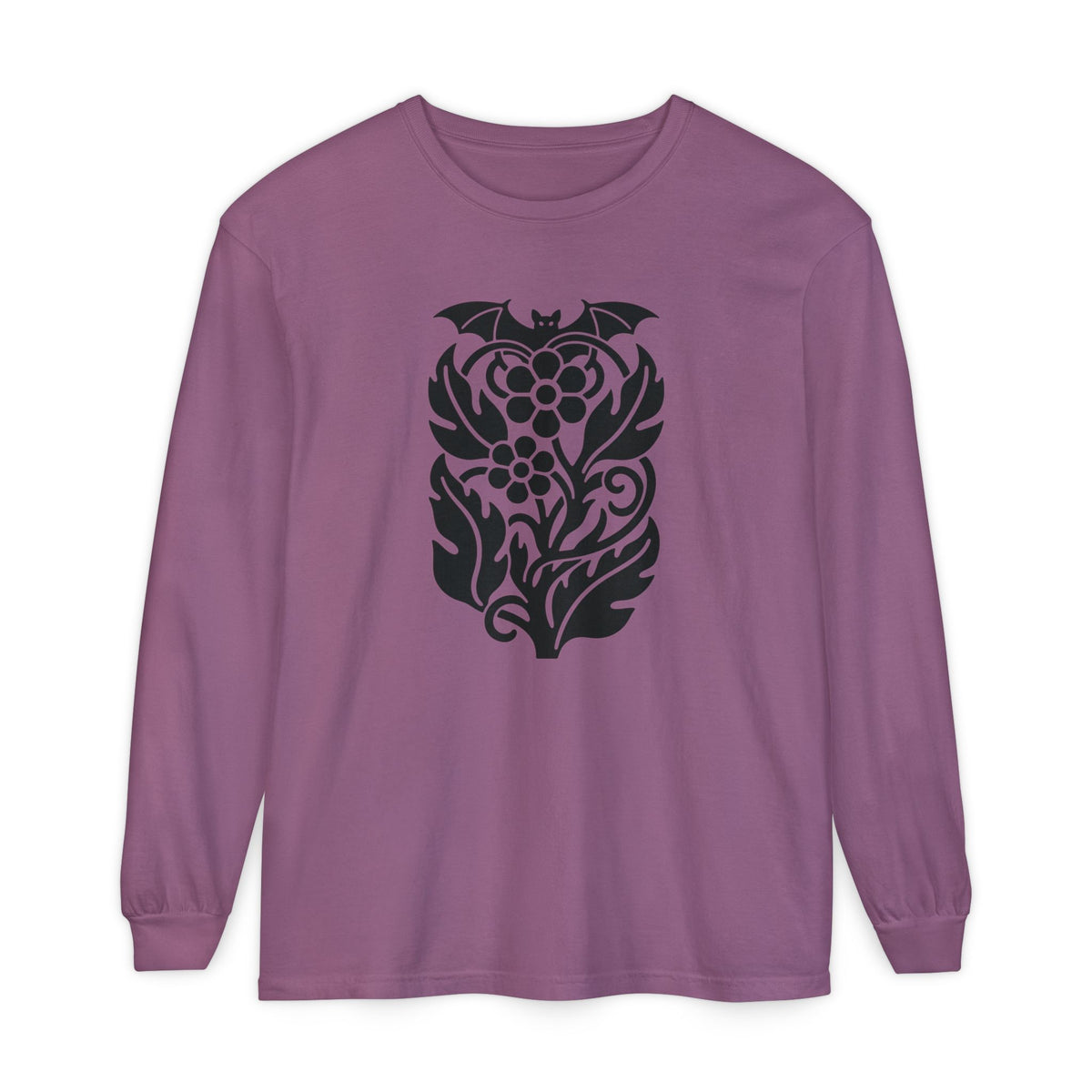 bat night garden Long Sleeve T-Shirt