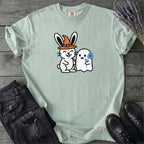 Spring Rabbit Ghost Friends T-Shirt