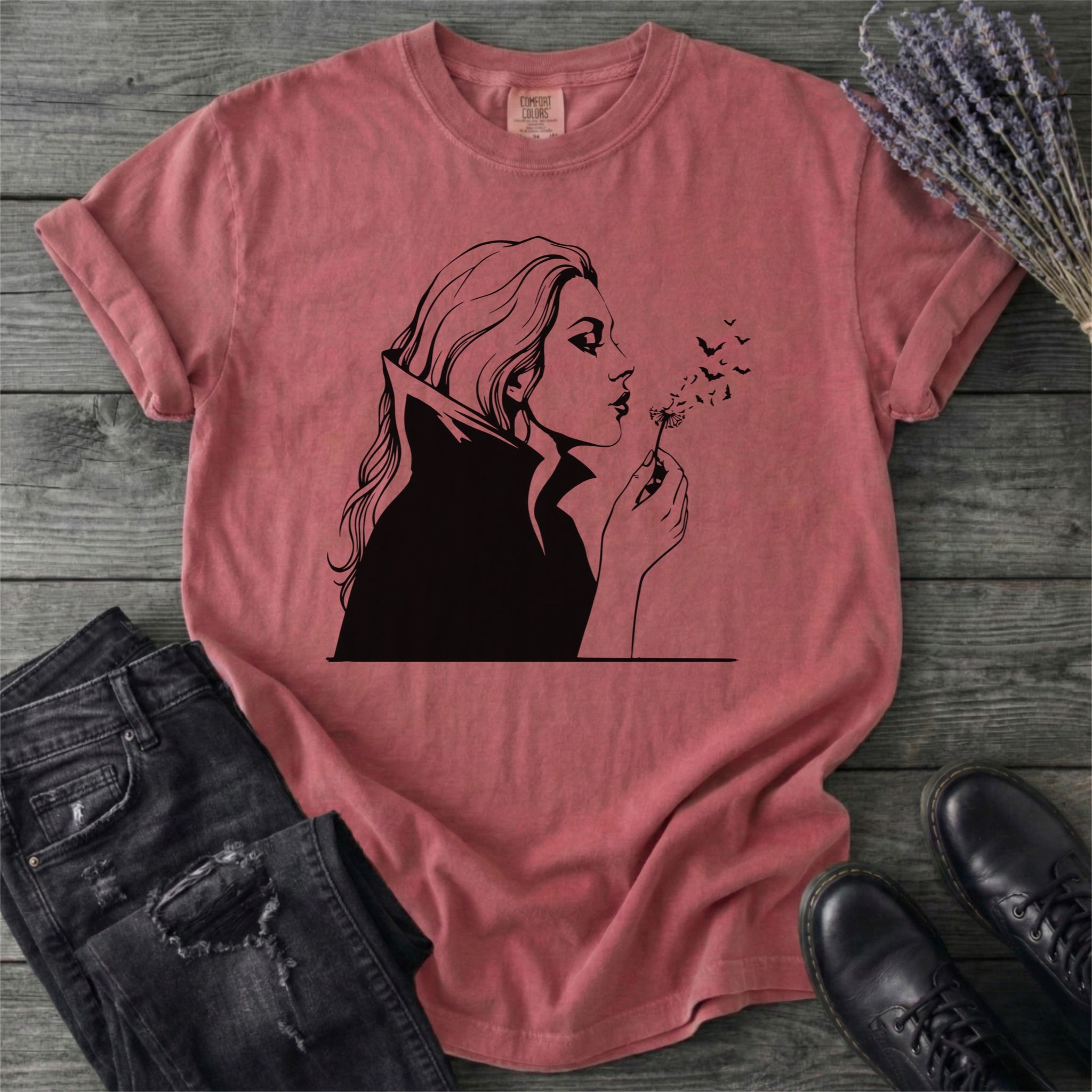 Dandelion Bats Silhouette T-Shirt