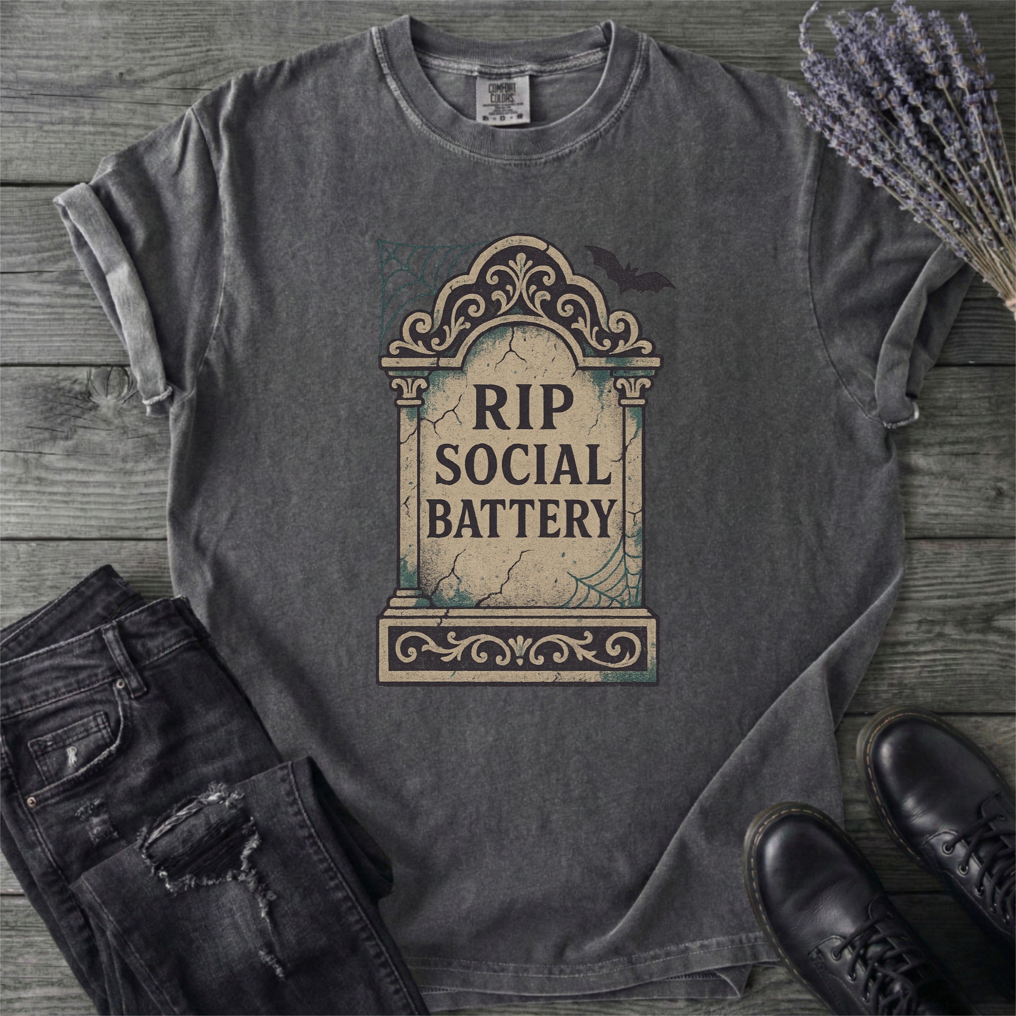 RIP Social Battery T-Shirt