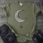Spiderweb Crescent Moon T-Shirt