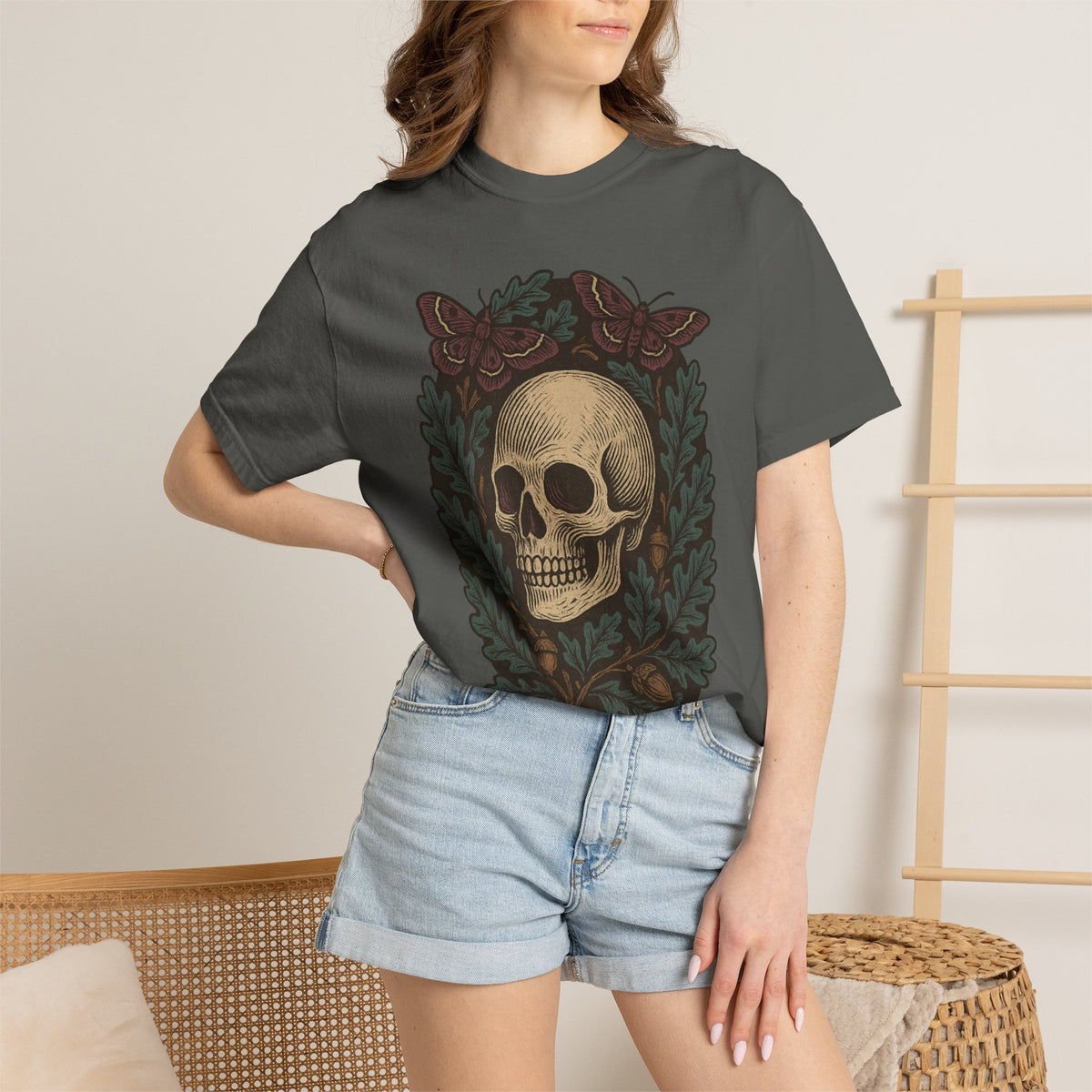 Skull And Moths T-Shirt