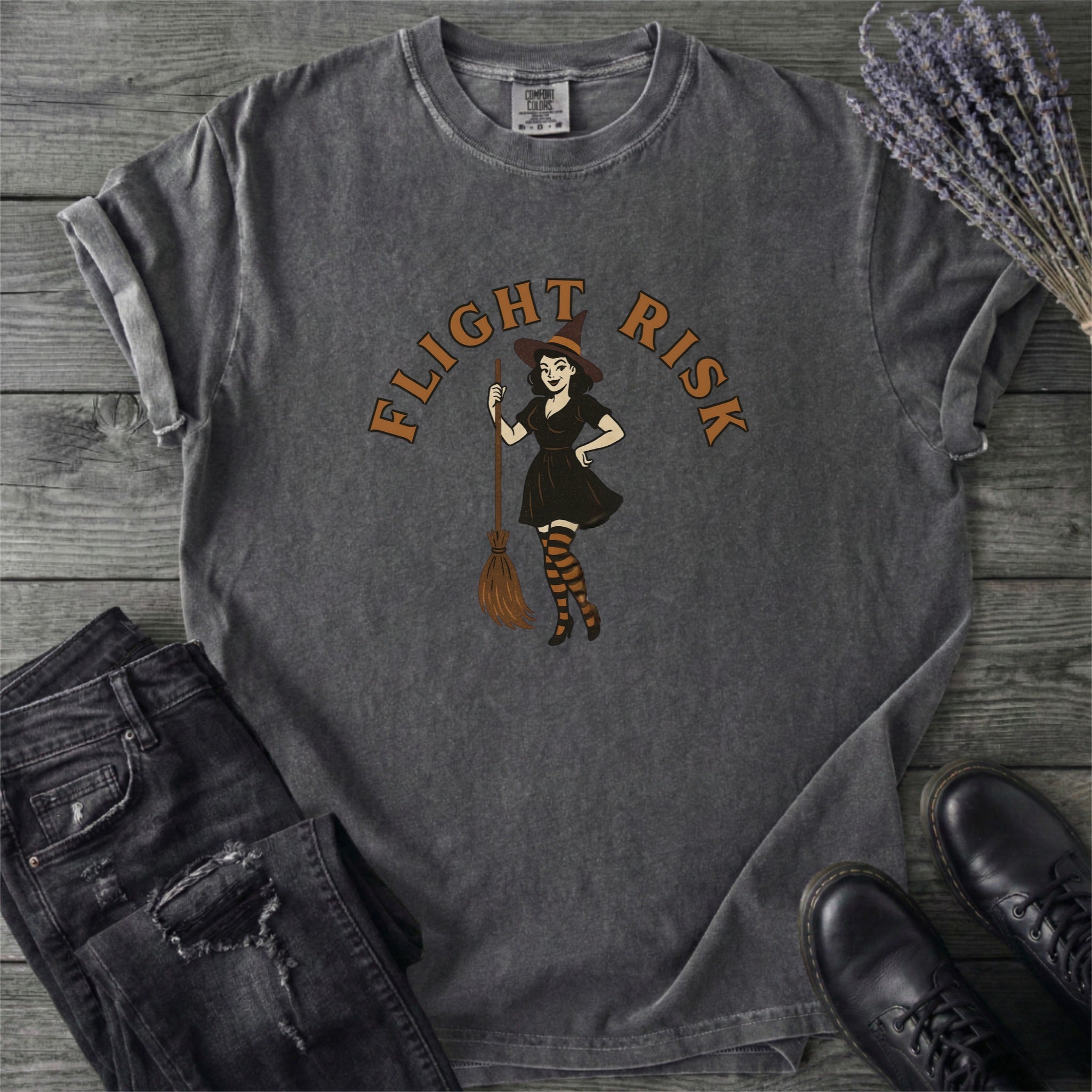 Flight Risk Witch T-Shirt