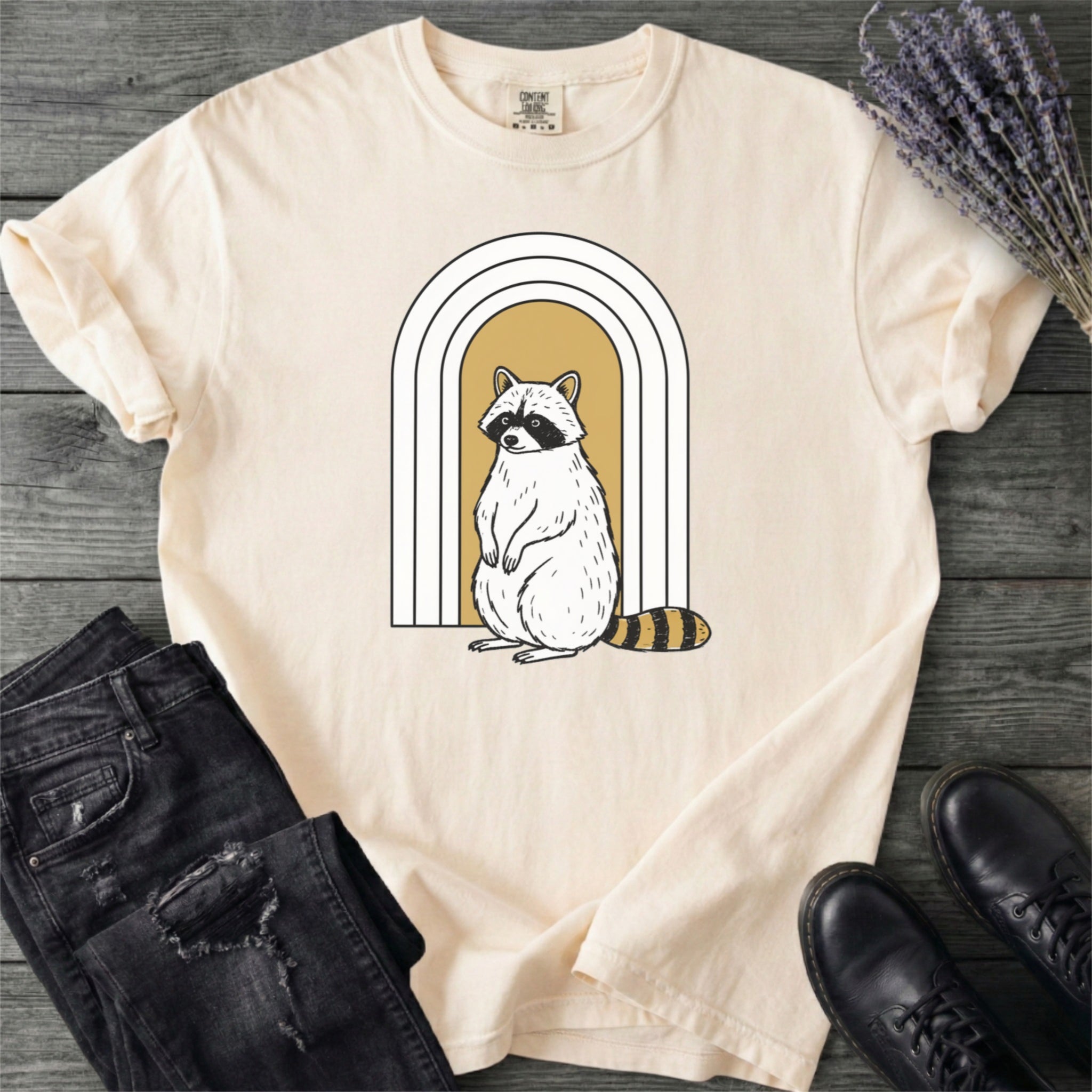 Raccoon Rainbow T-Shirt