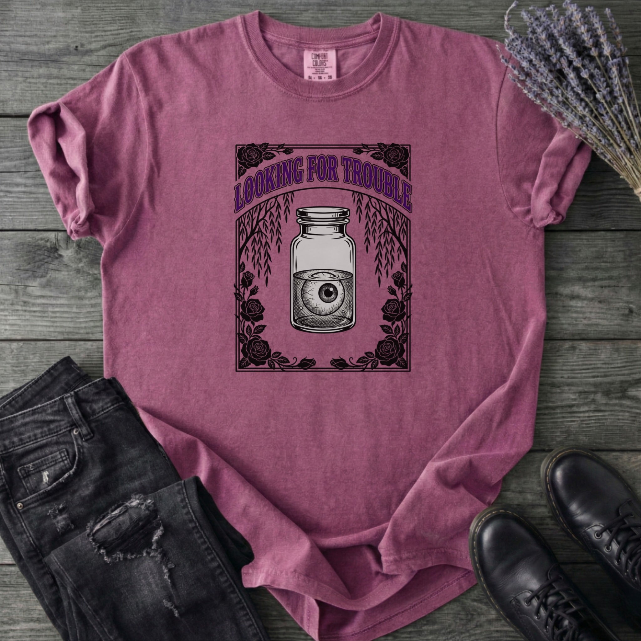 Looking For Trouble Eyeball T-Shirt
