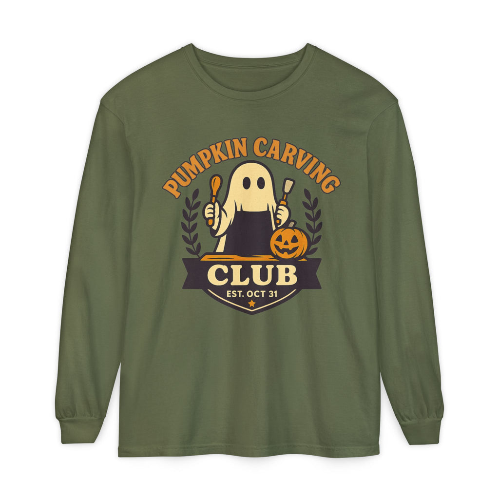 Pumpkin Carving Club Long Sleeve T-Shirt