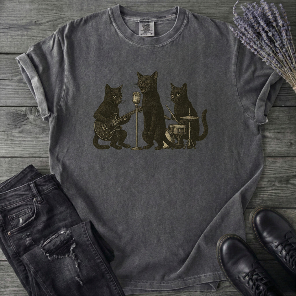 Cat Band T-Shirt