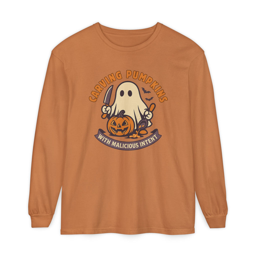 Carving Pumpkins Evolved Long Sleeve T-Shirt