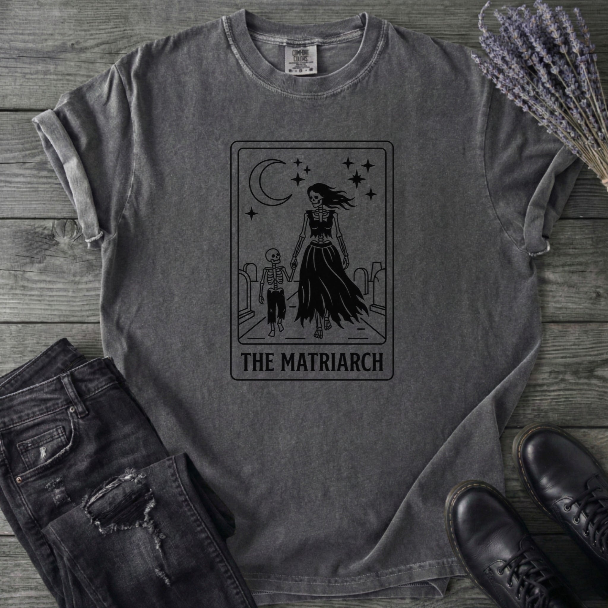 The Matriarch Skeleton Card T-Shirt