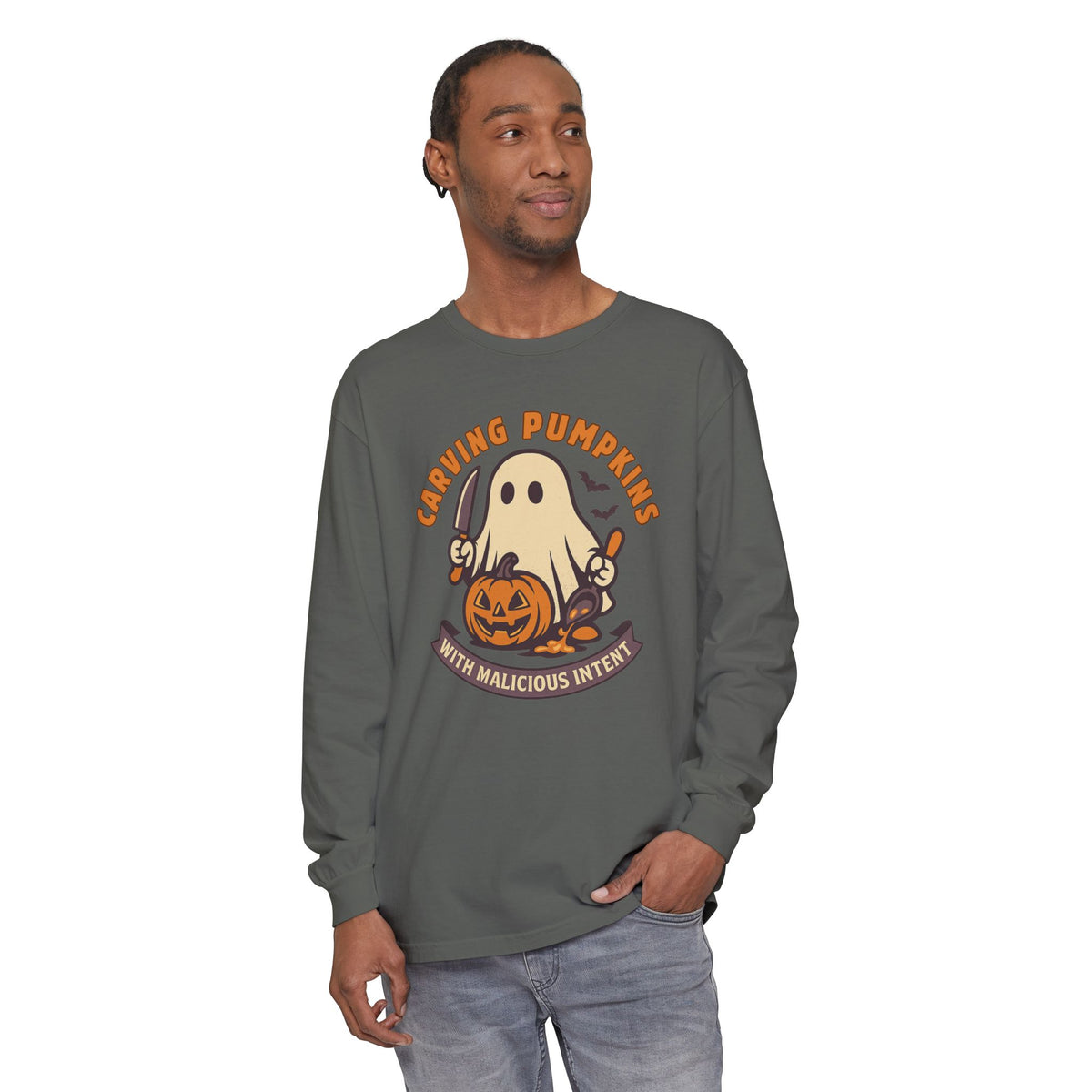 Carving Pumpkins Evolved Long Sleeve T-Shirt
