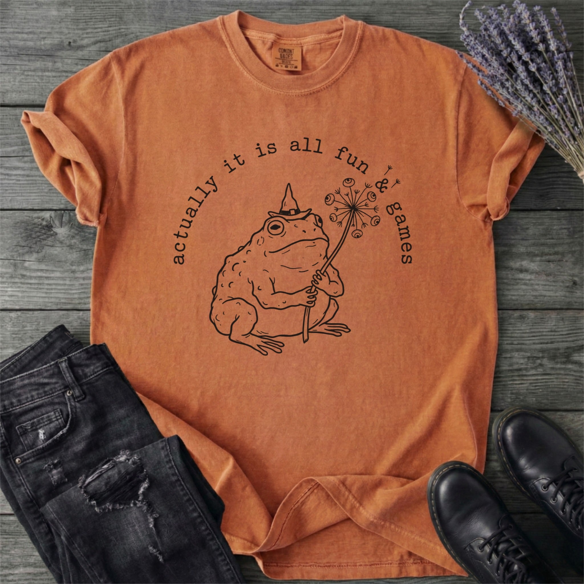 Actually It Is All Fun & Games Frog T-Shirt