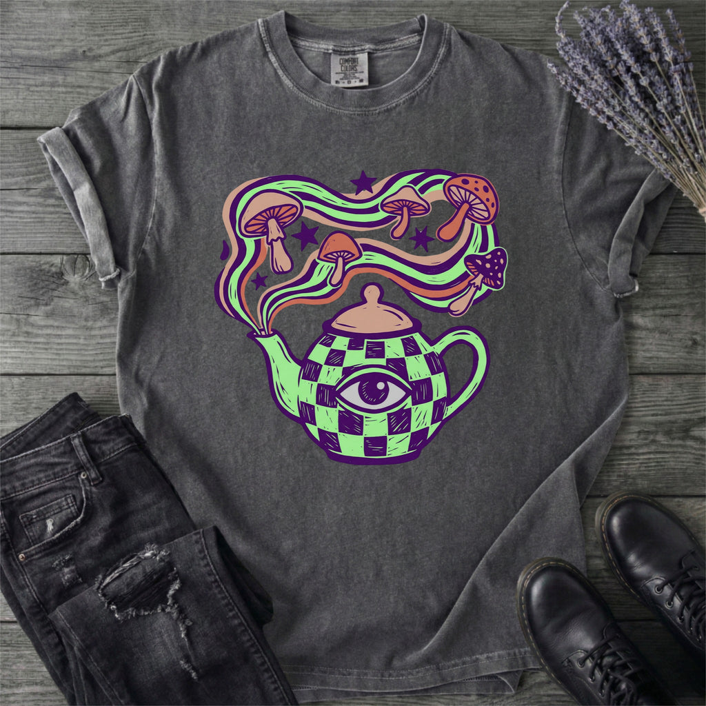 Psychedelic Teapot Mushrooms T-Shirt