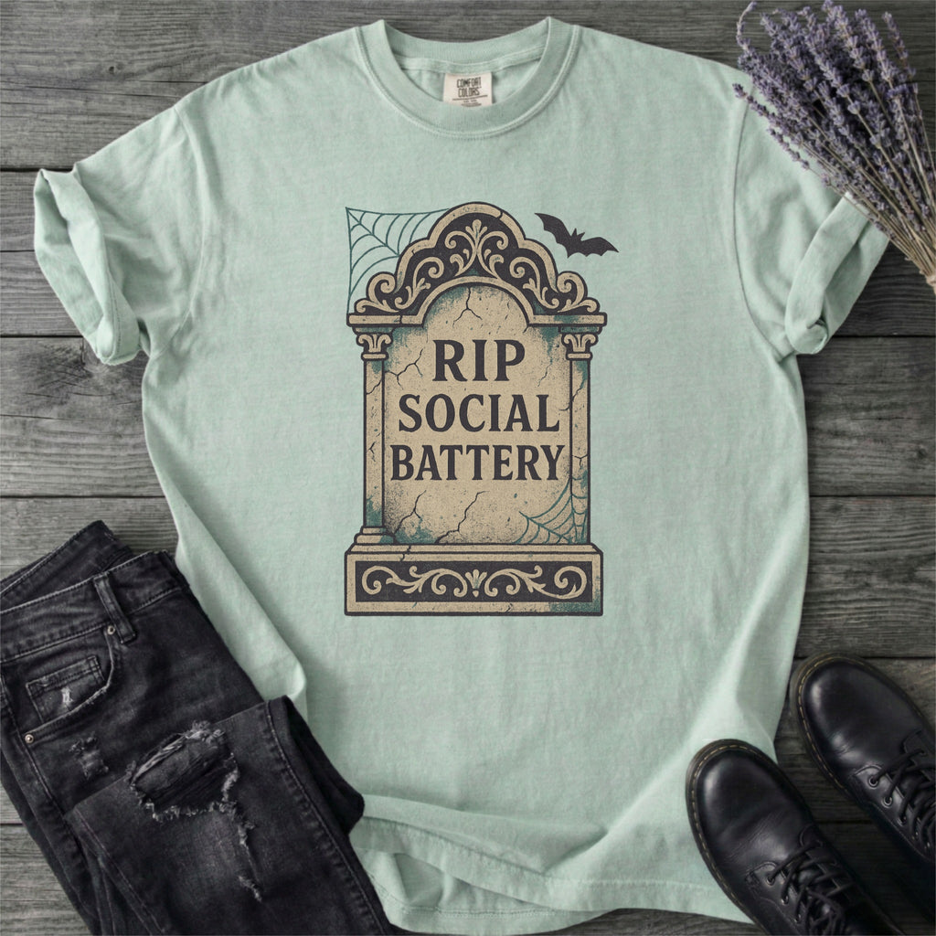 RIP Social Battery T-Shirt