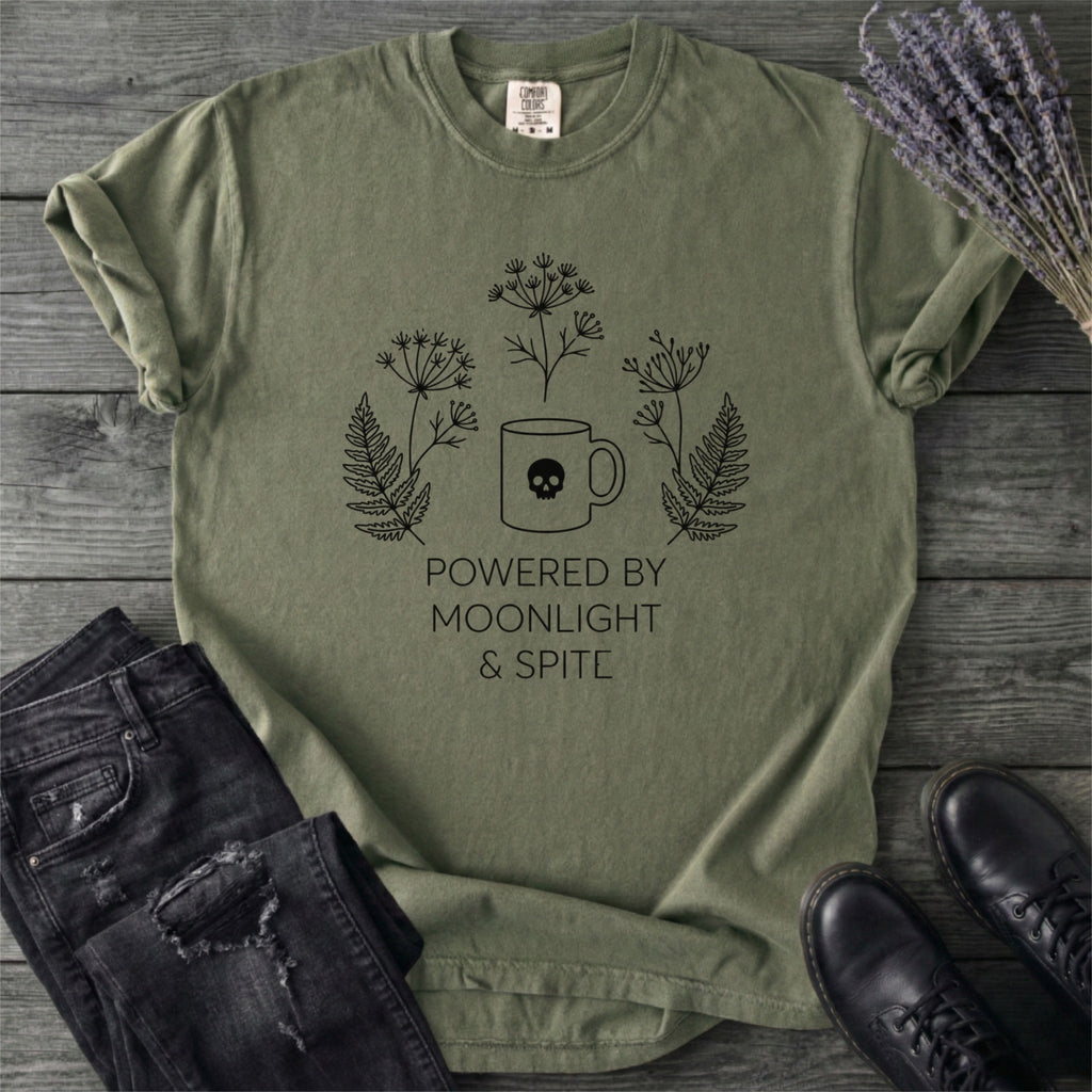 Powered By Moonlight & Spite T-Shirt