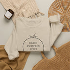 Basic Pumpkin Spice Design Sweatshirt
