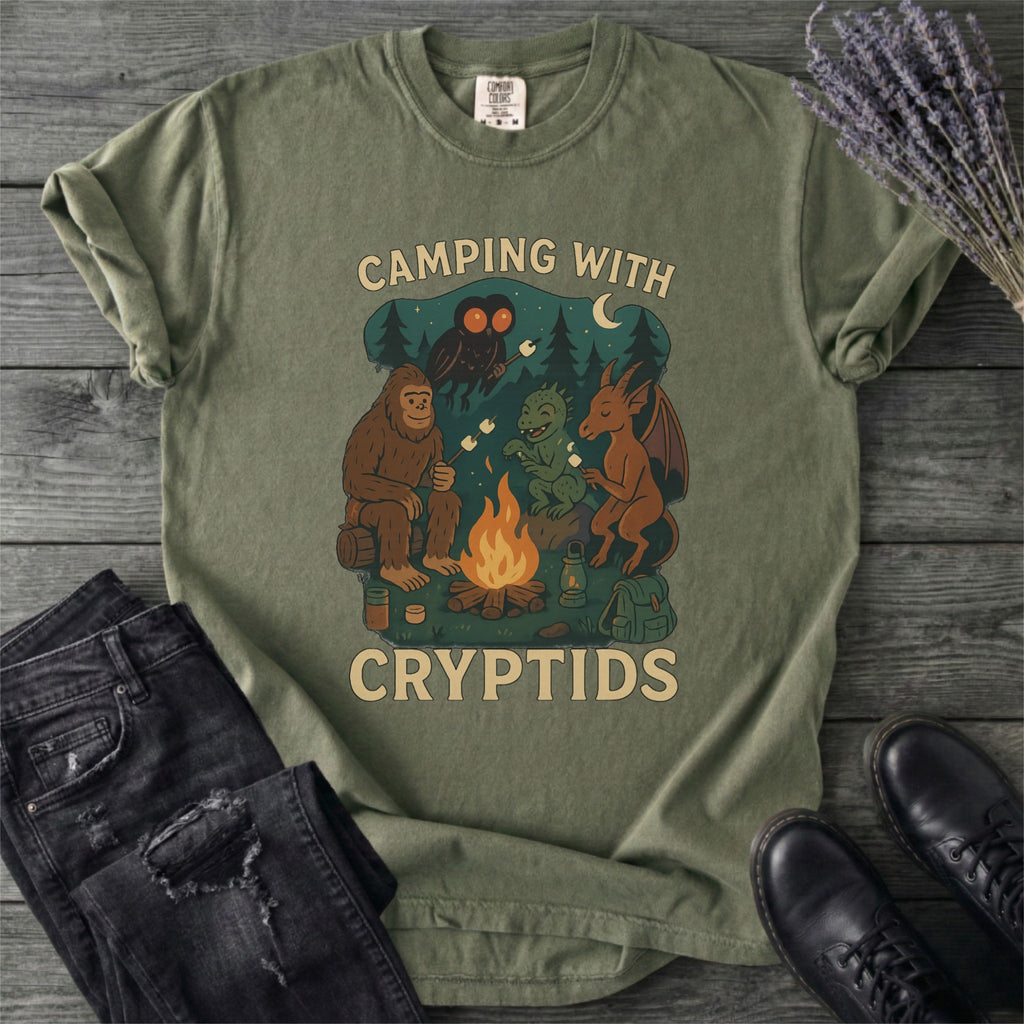 Cryptid Camping T-Shirt