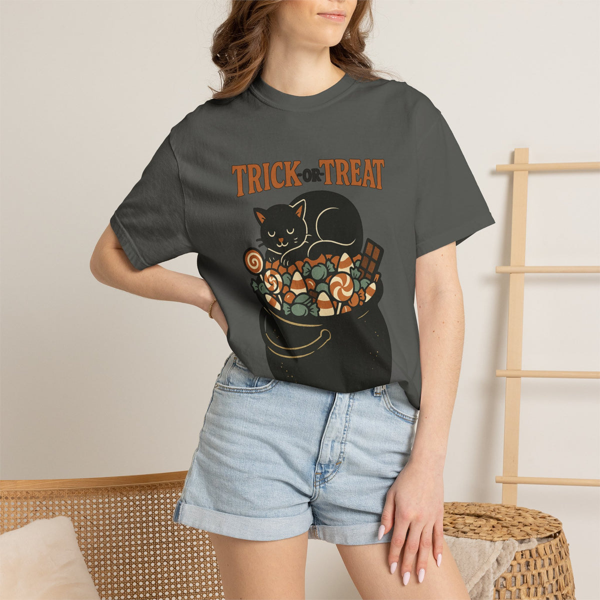 Trick Or Treat Candy Cauldron T-Shirt