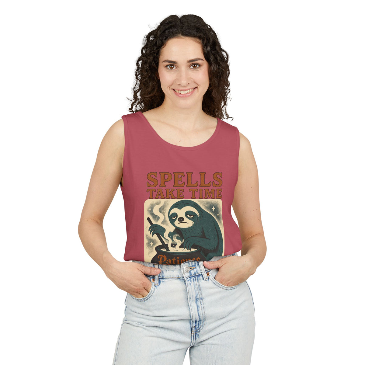 Spells Take Time Tank Top