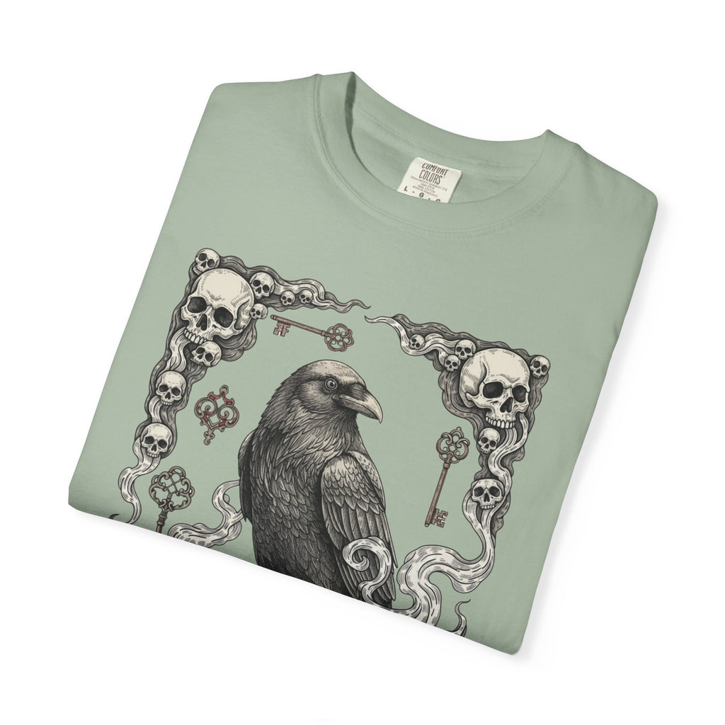 Raven Skull Card T-Shirt
