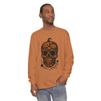 Pumpkin Skull Long Sleeve T-Shirt