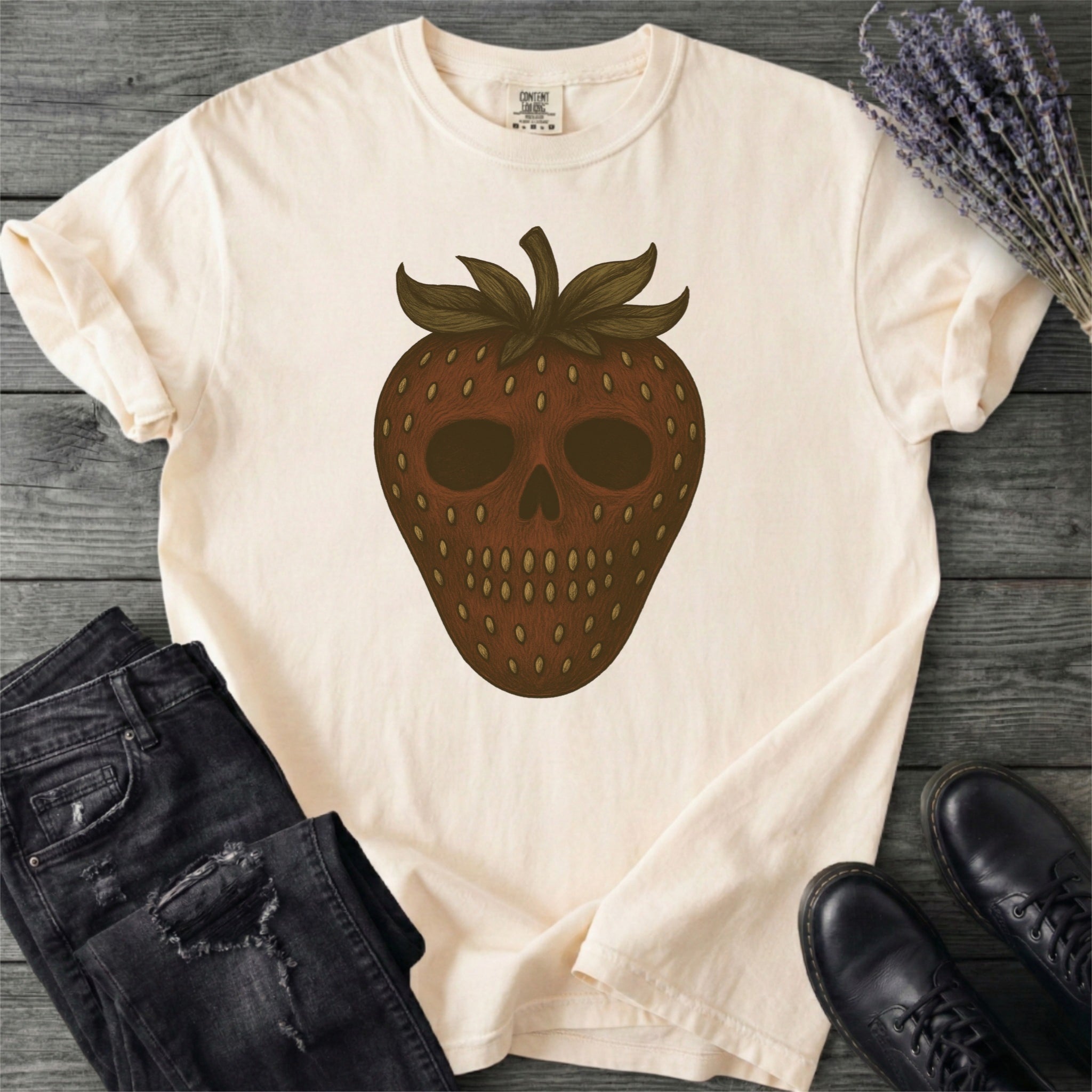 Strawberry Skull T-Shirt