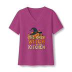 The Only Witch In The Kitchen V-Neck T-Shirt