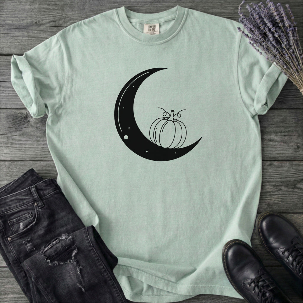 Moon And Pumpkin T-Shirt