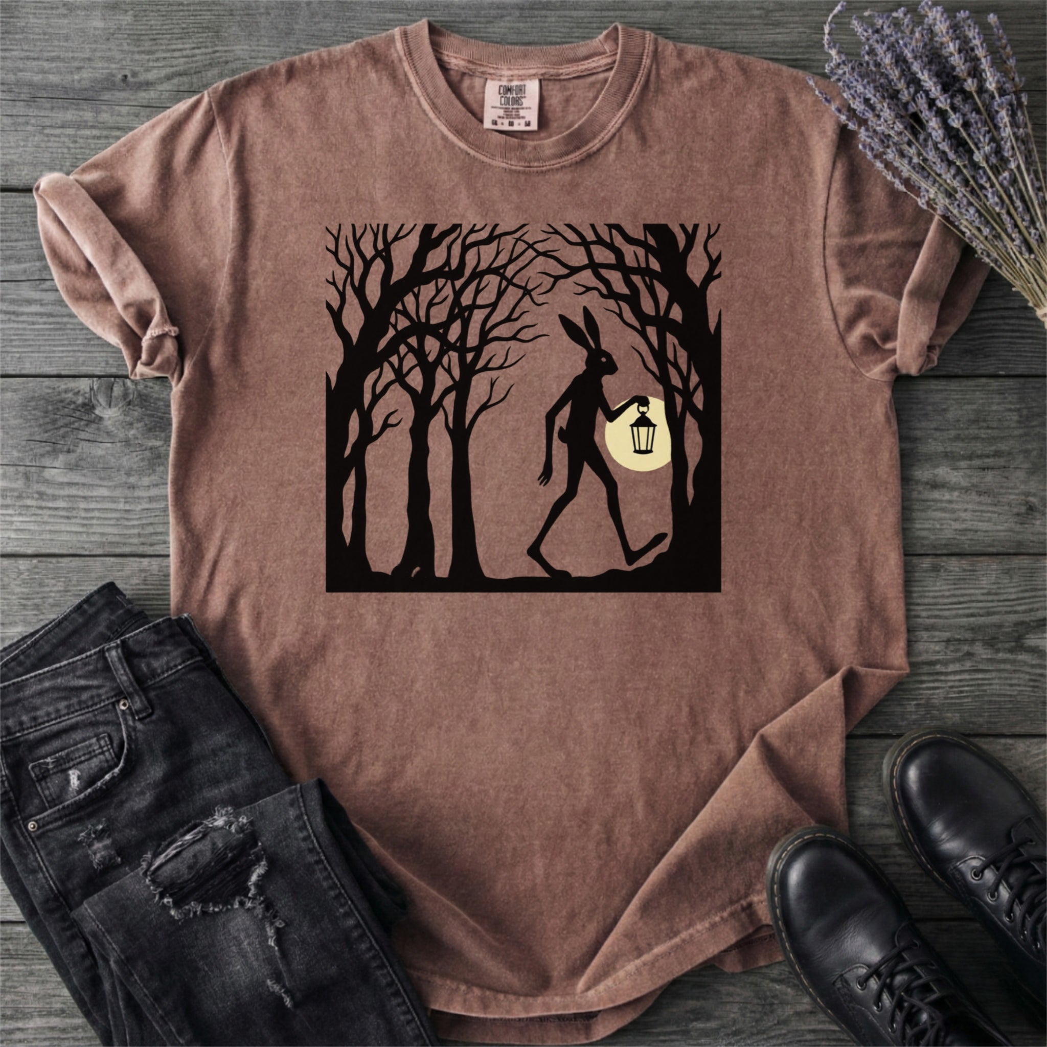 Tall Rabbit Spooky Easter T-Shirt