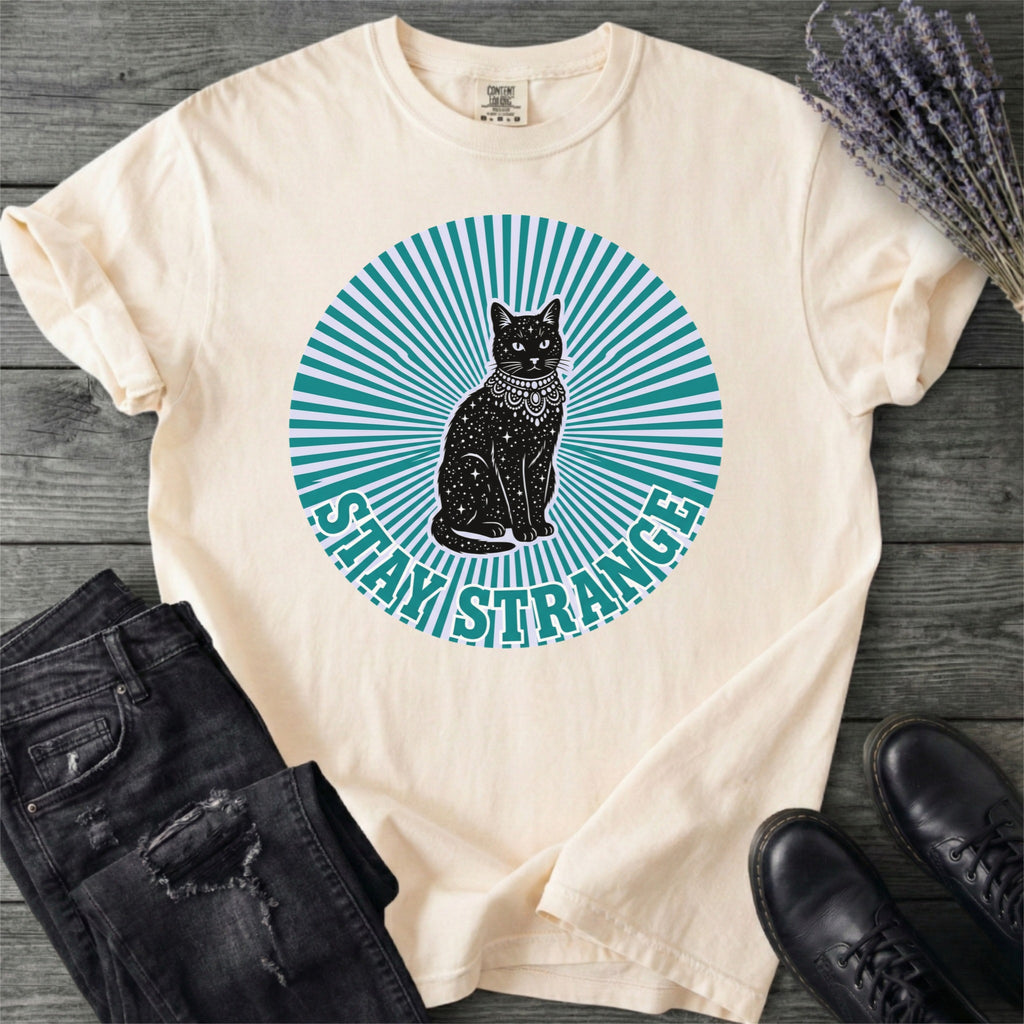 Stay Strange Celestial Cat T-Shirt