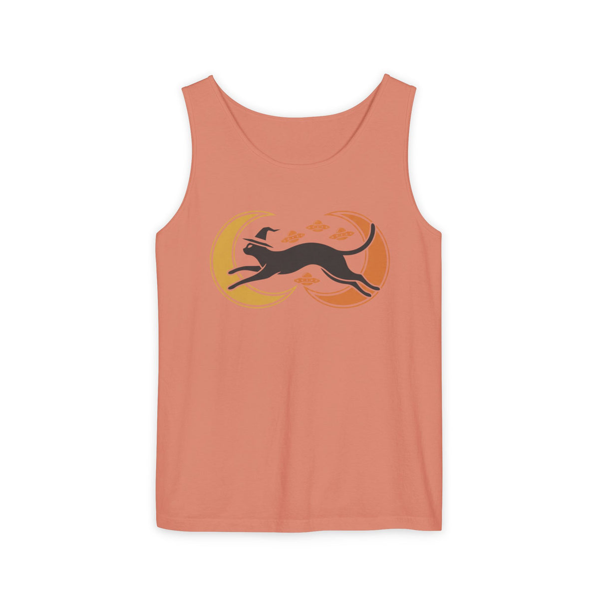 Witch Cat Celestial Ufo Tank Top