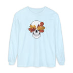 Fall Leaf Skull Long Sleeve T-Shirt
