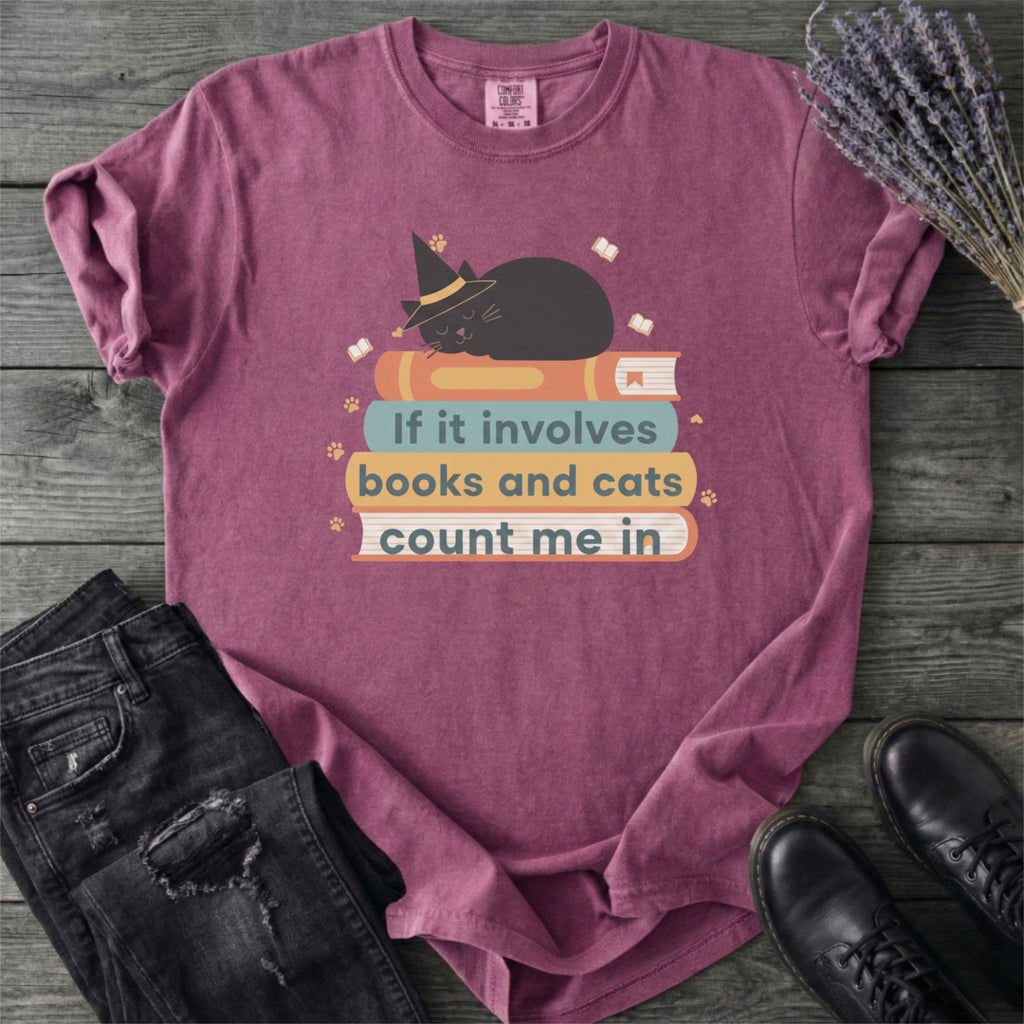 Books And Cats T-Shirt